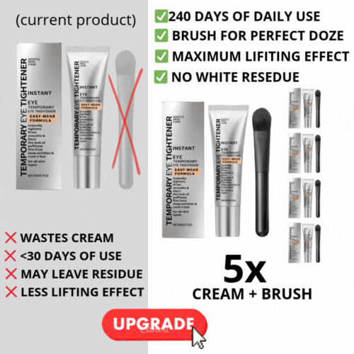 Upgrade To 8-Month Supply of Instant Tightening Eye Cream (One Time Offer)